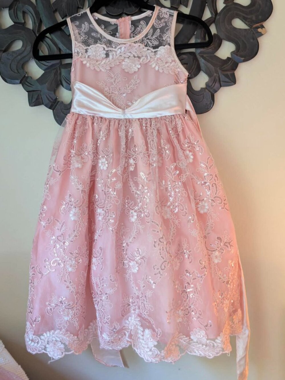 CeCeKids Charming Pink Tulle Party & Flower Girl Dress – Size 5